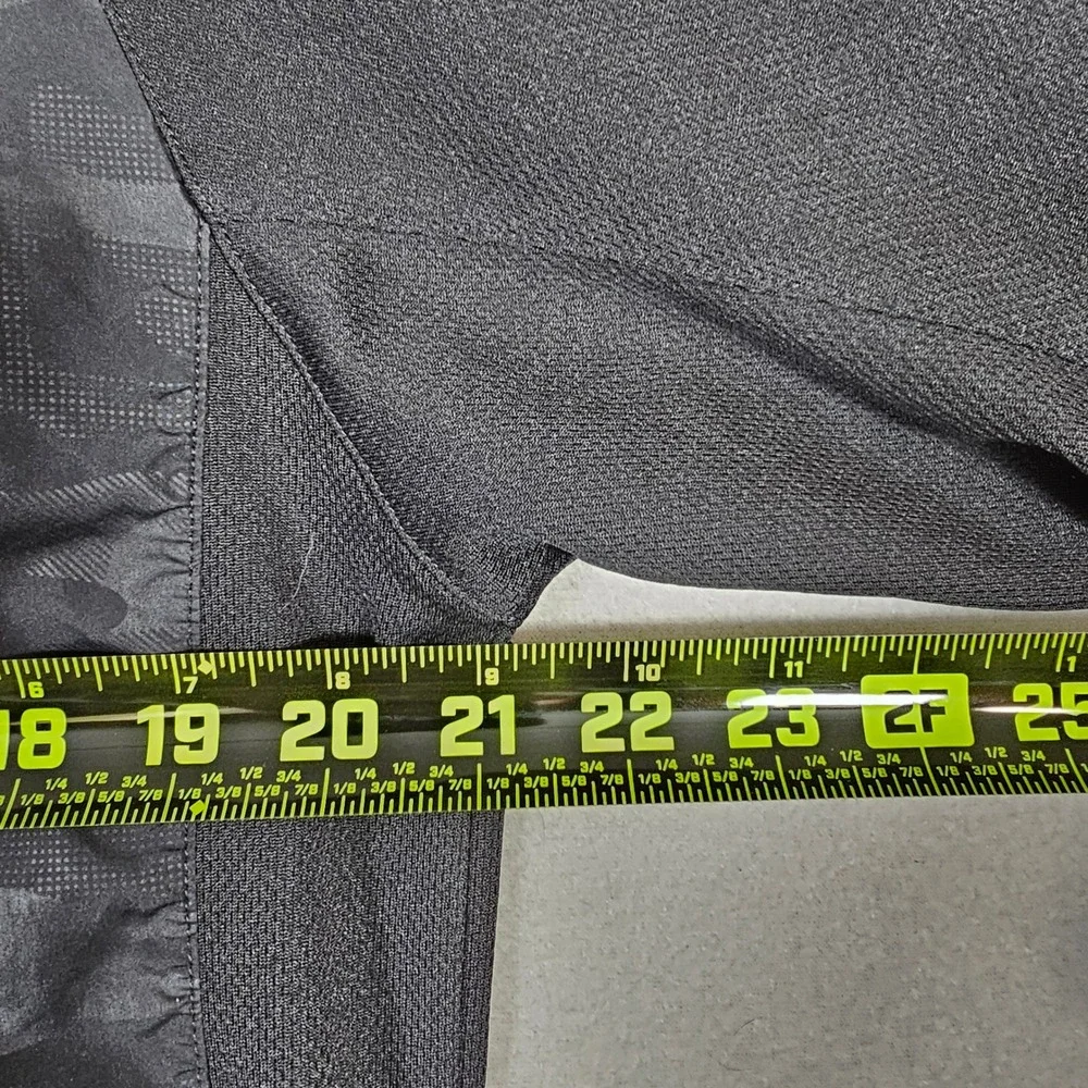 Lotto Italian Sport Design Men Black Camo Quarter Zip Hooded Windbreaker Size LL - Picture 6 of 13